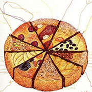 针线美食插画 - Miyuki Saka