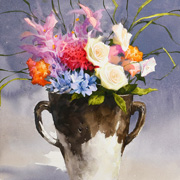 佳作欣赏 － Namtaeksu水彩花卉