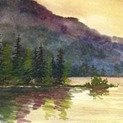 DerekCollins的唯美水彩风景画