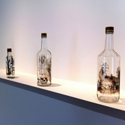 佳作欣赏 - 瓶子里的烟熏画 别出心裁的